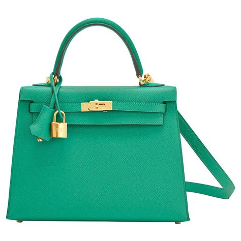 vert jade hermes kelly|Hermes Kelly Sellier 25 Vert Jade Epsom Gold Hardware.